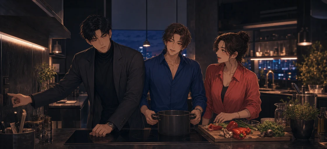 MBTI 선택형 이야기 게임 장면 예시